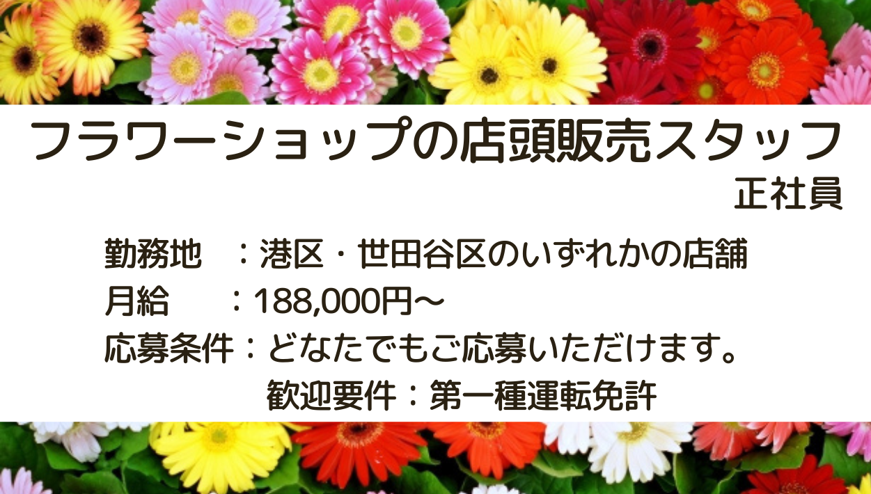 正社員 店舗スタッフ 店舗求人イメージ